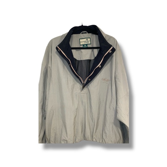 Men's Dockers Gold Outerwear Windbreaker Jacket - Picture 2 of 11